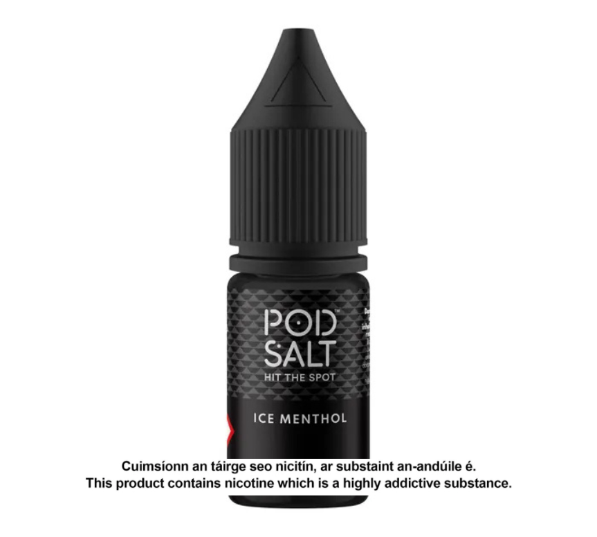 POD SALT ICE MENTHOL 10ML NICOTINE SALT E-LIQUID (5 units per pack)