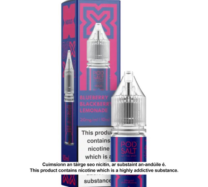 NEXUS BLUEBERRY BLACKBERRY LEMONADE 10ML NICOTINE SALT E-LIQUID (10 units per pack)