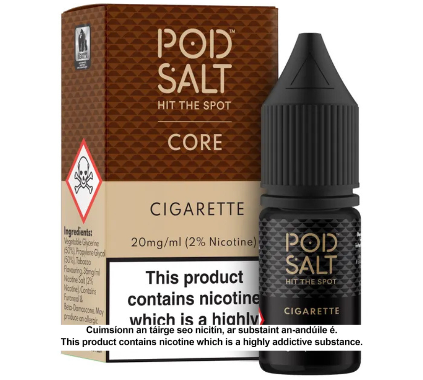 POD SALT CIGARETTE 10ML NICOTINE SALT E-LIQUID (5 units per pack)
