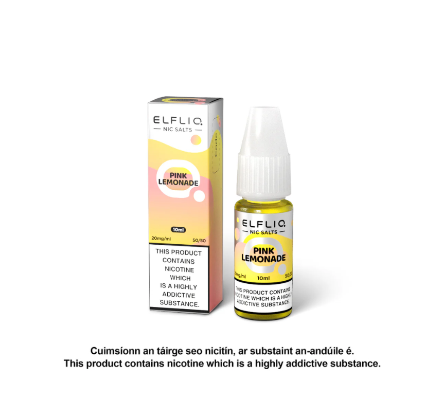 Elfliq Nic Salts - Pink Lemonade - 10ml E-liquid (10 units per pack)