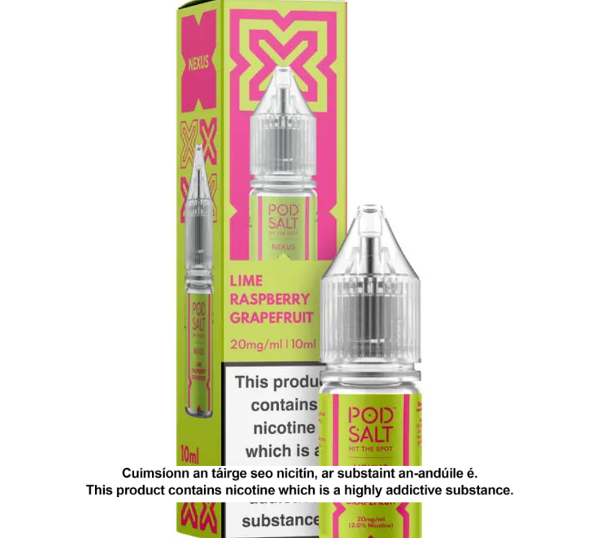 NEXUS LIME RASPBERRY GRAPEFRUIT (CITRUS MIX) 10ML NICOTINE SALT E-LIQUID (10 units per pack)