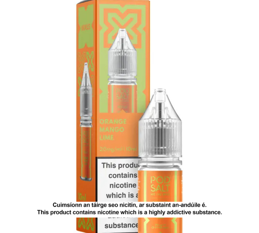 NEXUS ORANGE MANGO LIME 10ML NICOTINE SALT E-LIQUID (10 units per pack)