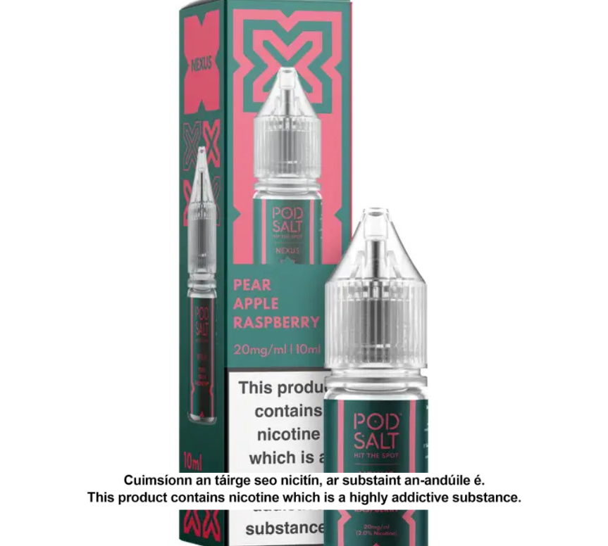 NEXUS PEAR APPLE RASPBERRY 10ML NICOTINE SALT E-LIQUID (10 units per pack)