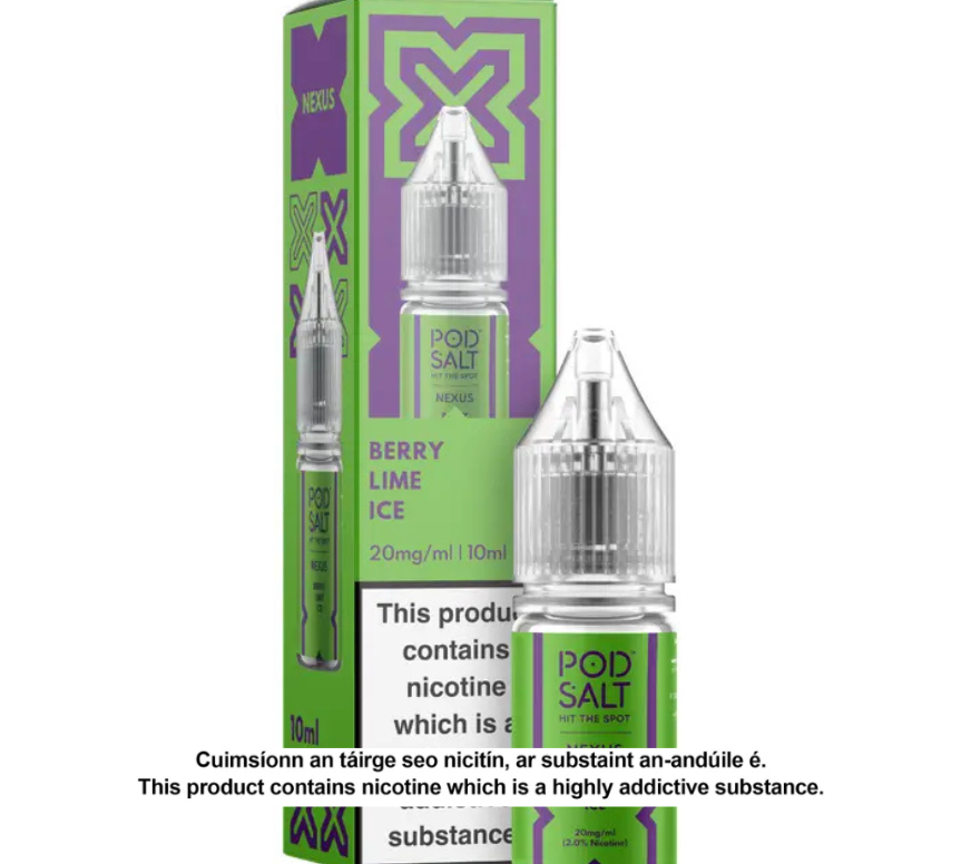 NEXUS BERRY LIME ICE 10ML NICOTINE SALT E-LIQUID (10 units per pack)