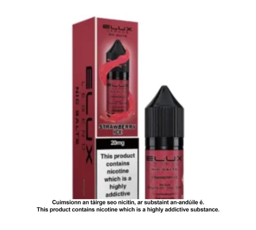 Elux Legend Strawberry Ice Nic Salt E-Liquid (10 units per pack)