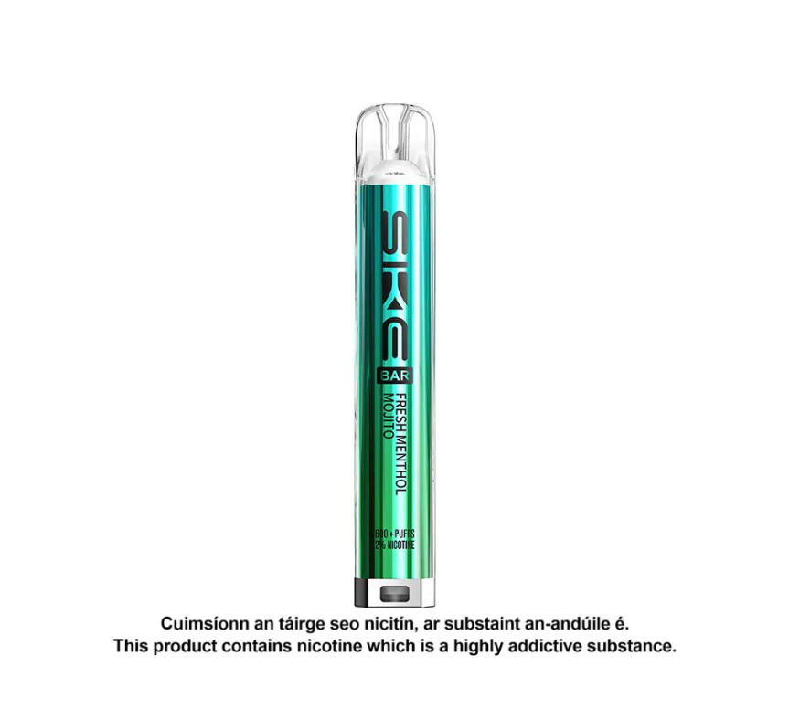 SKE BAR Disposable Vape Kit - Fresh Menthol MojitoSKE BAR Disposable Vape Kit - Menthol (Pack of 10)