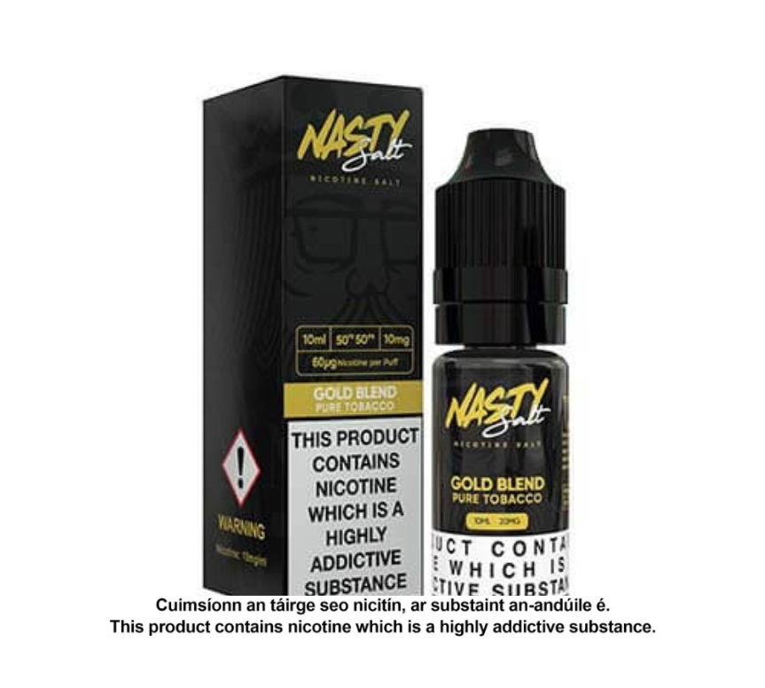 Nasty Juice Nic Salt Gold Blend (10 units per pack)