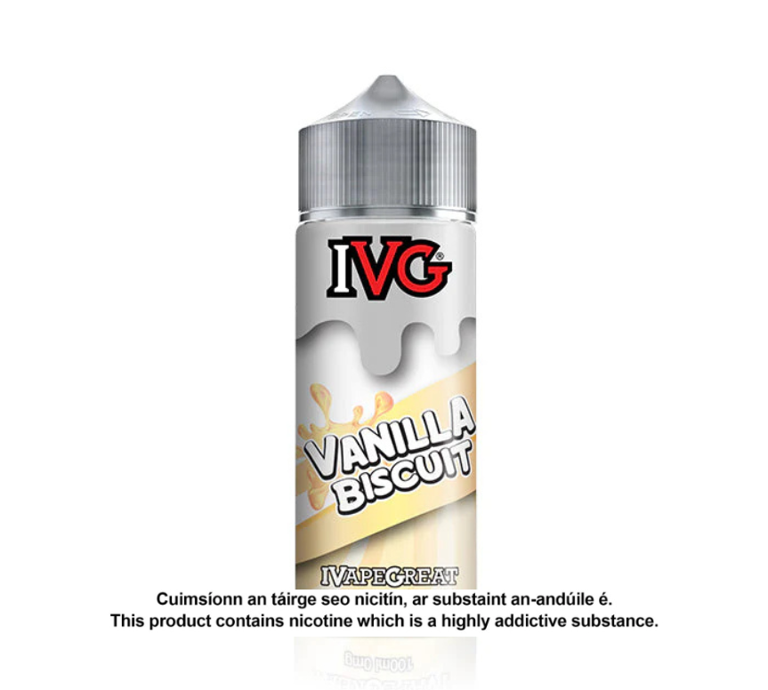 IVG Shortfill - 100ml - Vanilla Biscuit