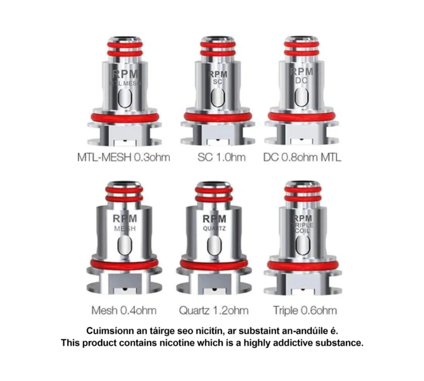 Smok RPM Replacement Coils (5 pack)